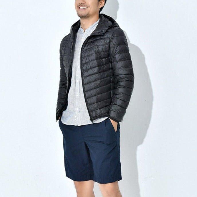 Jaqueta Puffer Masculina Preta - Dom Lyon